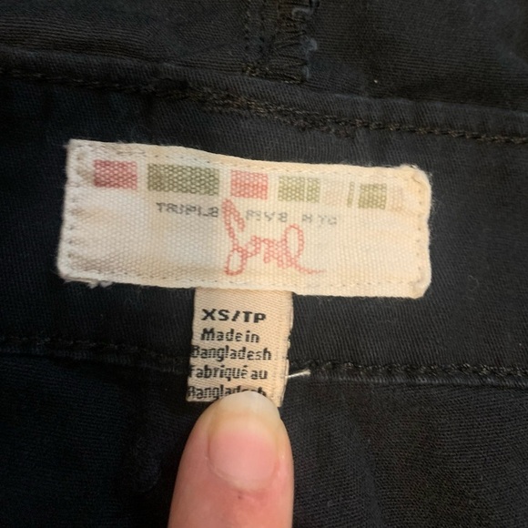 Triple Five Soul Black Cotton Zip Detail Overalls - XS - Picture 11 of 15